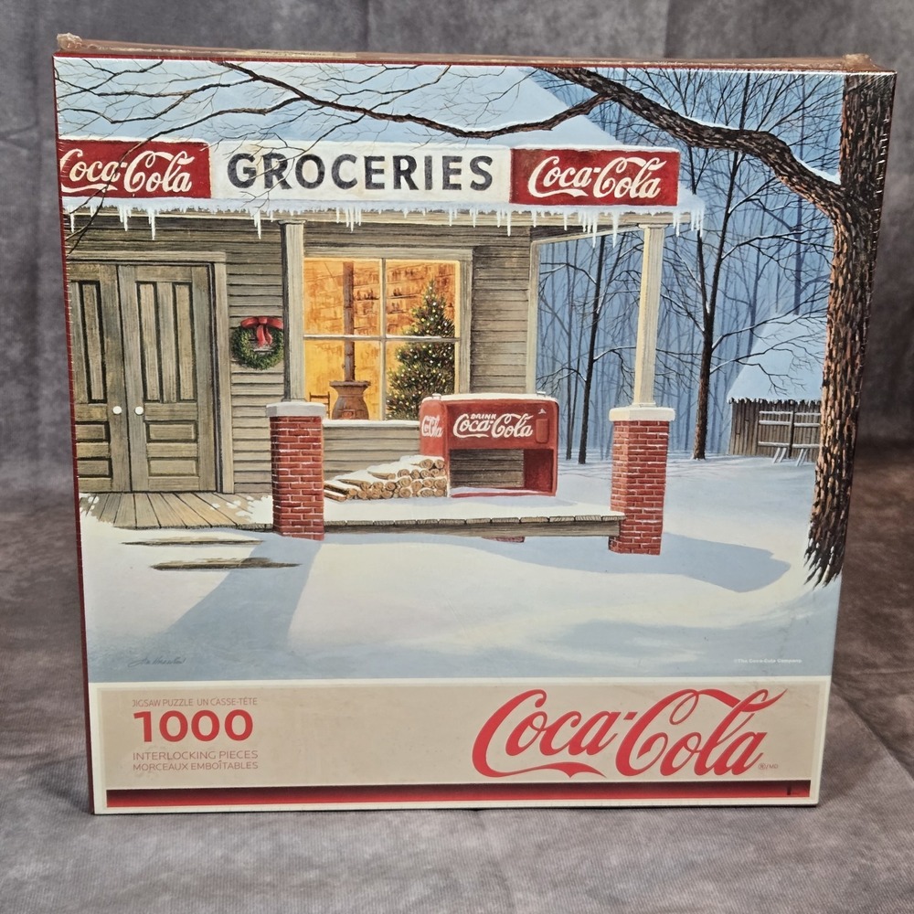 Springbok Coca‎ Cola The Corner Store 1000 Jigsaw Puzzle New 24 X 30